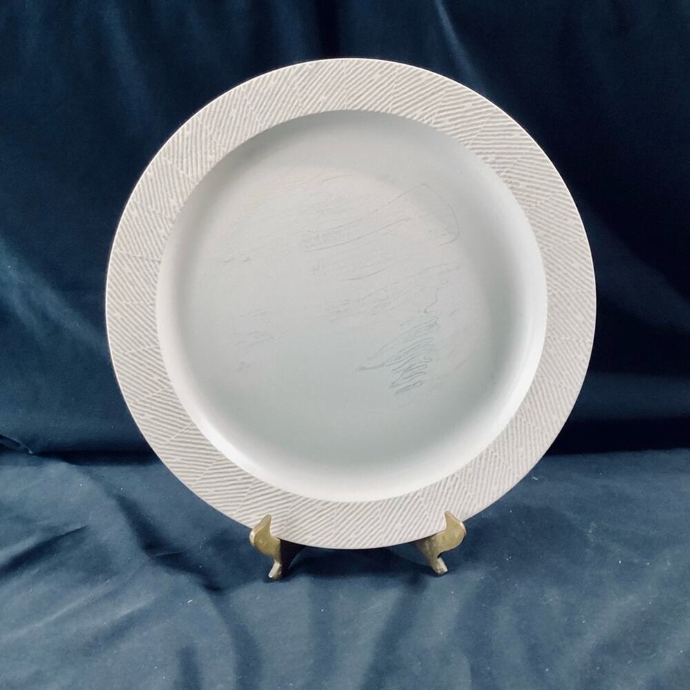 Crate & Barrel Prairie 13" Chop Plate (Round Platter)